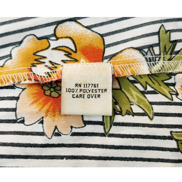 Speed Control NY Floral Print Striped Shorts/Dress Combo Womens Size XL - Picture 7 of 11